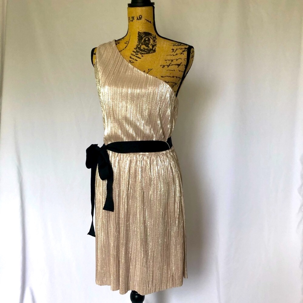One shoulder Party midi dress